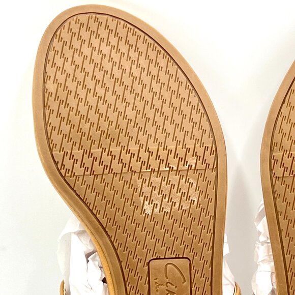 Circus NY Sam Edelman Size 7.5 Tan Beige Ceila Medallion Flat Sandals Shoes - Picture 9 of 12